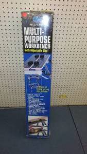 lot 15 image: Multi-Purpose Workbench with adjustable Vise.