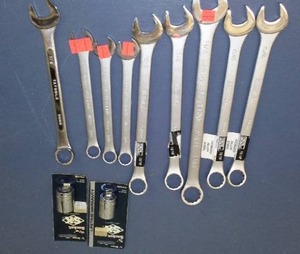 lot 21 image: Master Mechanic OpenClosed End wrenches (9)