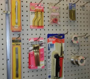 lot 35 image: Solder Tool, Brushes, tips solder and more.