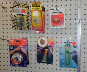 lot 36 image: Welding parts and accessories. Adapters, Fittings, Solder and more.