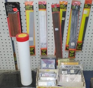 lot 40 image: Welding Rods, Filter Plates assortment.