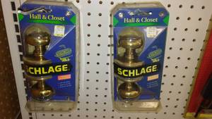 lot 146 image: Schlage Hall Closet Set (2).