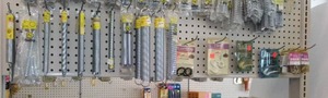 lot 153 image: Assorted Med and Larger Springs, S Hooks, Screw Hooks.