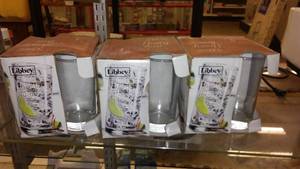 lot 102 image: Libby Heavy Bottom Tumblers, (12)15.5 oz.