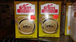 lot 106 image: Kerr Wide Mouth Bands and Lids (2  12 ct. ea.).