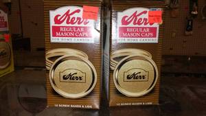 lot 107 image: Kerr Regular Bands and Lids (2  12 ct. ea.).