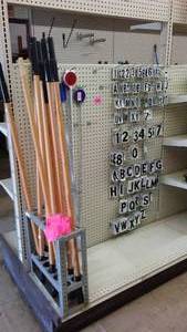 lot 299 image: Extension poles, reflective markers, Decals.