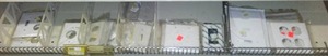 lot 323 image: White Plate Covers.
