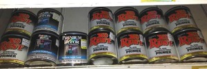 lot 330 image: Paint Cans (13), X-O Rust, Primer, Gray.