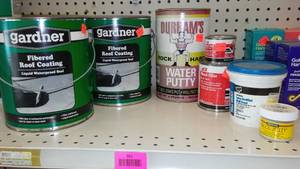 lot 361 image: Wood Coating (2 gals.) wood Filler, Putty and More.