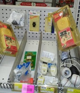 lot 384 image: Replacement Switches, Lighting Receptacles Assortment.