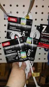 lot 396 image: Appliance Cords (12) 6-8 ft.