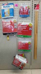 lot 401 image: Window Insulation Kit (3) Rope Caulk, Weather Strip, Seal and More.