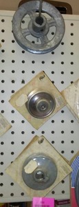 lot 409 image: Die Cast Pulleys (5)  -  in. Bore.