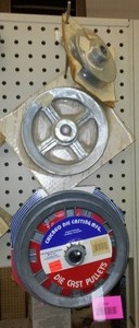 lot 410 image: Die Cast Pulleys (6)  -  in. Bore.