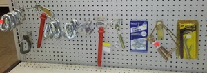 lot 415 image: Hitch Pins (5) Coupler Lock Pins (2).
