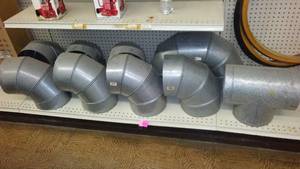 lot 427 image: Adjustable Duct Elbow 9 in. Diam. (10).