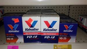 lot 431 image: Valvoline Oil Filters (10) VO14-VO25.
