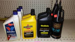 lot 479 image: Tranny Fluid, gear Lube, and Motor Oil (3).