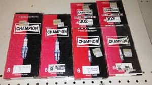 lot 452 image: Champion Spark Plug Variety.