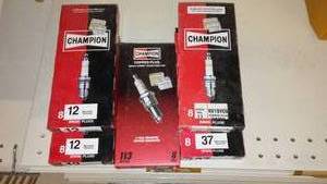 lot 461 image: Champion Spark Plug Variety.