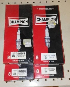 lot 460 image: Champion Spark Plug Variety.