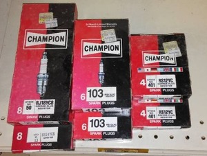 lot 457 image: Champion Spark Plug Variety.