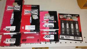 lot 454 image: Champion Spark Plug Variety.
