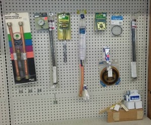 lot 484 image: Water Heater Repair and Replacement Parts.