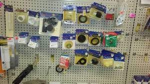 lot 515 image: Toilet Replacements Seals, Discs, Connectors, Pipe Tape and more.