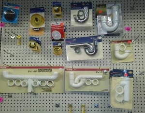 lot 520 image: P-Traps and Sink Drains.