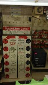 lot 537 image: Danco Plumbing Part Assortments and Plastic Tubing Center.  Danco Metal Box with compartments and contents, 13 W x 15D x 18 in. H.