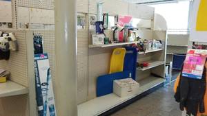 lot 630 image: Commercial Pegboard Display Shelving.