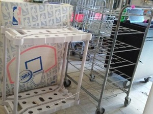lot 718 image: Metal and Poly storage Organizers