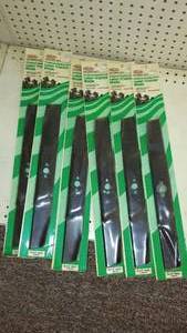 lot 728 image: Assorted Lawnmower replacement Blades. (6) 16 58 in.