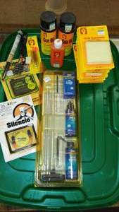 lot 582 image: Gun Cleaning Supplies.