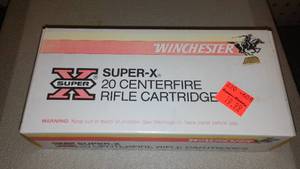 lot 568 image: Ammunition, Winchester Centerfire Rifle Cartridges, 284 Winchester.