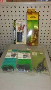 lot 593 image: Firearm Accessories, Swivels (3), Magazine Clip, Carry Stap.