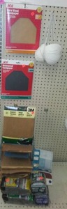 lot 597 image: Sandpaper Variety, Dust Masks, Steel Wool.