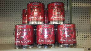 lot 613 image: Valspar Climate Control Semi-Gloss 1 gal. Tint Base Varies (10).