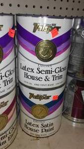 lot 665 image: Valspar Semi-Glass House and Trim (12) Tint Base, 1 gal.