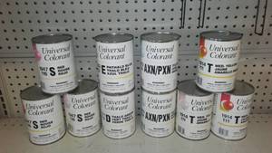 lot 675 image: Universal Colorant (10) 1 qt. Can.