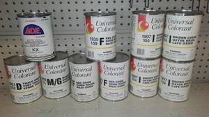 lot 673 image: Universal Colorant (10) 1 qt. Can.
