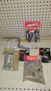 lot 733 image: Bicycle Replacement Parts and Accessories.