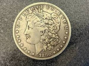 lot 1 image: 1880 Morgan Dollar