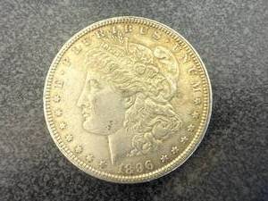 lot 3 image: 1896 Morgan Dollar
