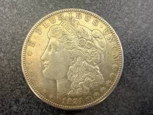 lot 6 image: 1921 S Morgan Dollar