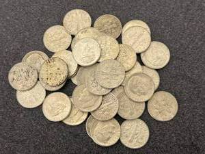 40 Silver Roosevelt Dimes