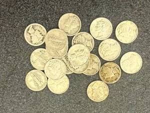 lot 66 image: 20 Mercury Dimes