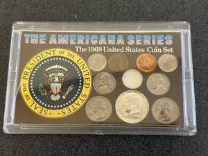 lot 77 image: 1968 US Coin Set - The Americana Series